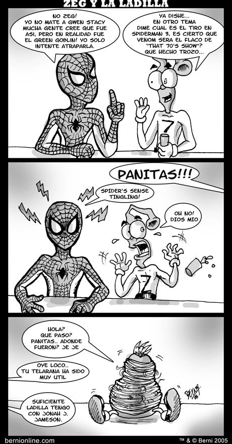 Berni, Zeg, La ladilla y Fumanchú