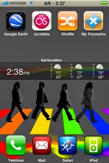 Mi iPhone, con Beatmanía